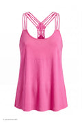 Top mit besonderem Rückenausschnitt, neon pink