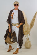 Leichte Sommer-Longjacke, braun
