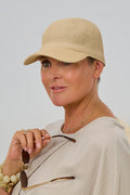 Papierstroh Baseball Cap, beige