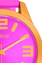 OOZOO Uhr, pink-neon orange