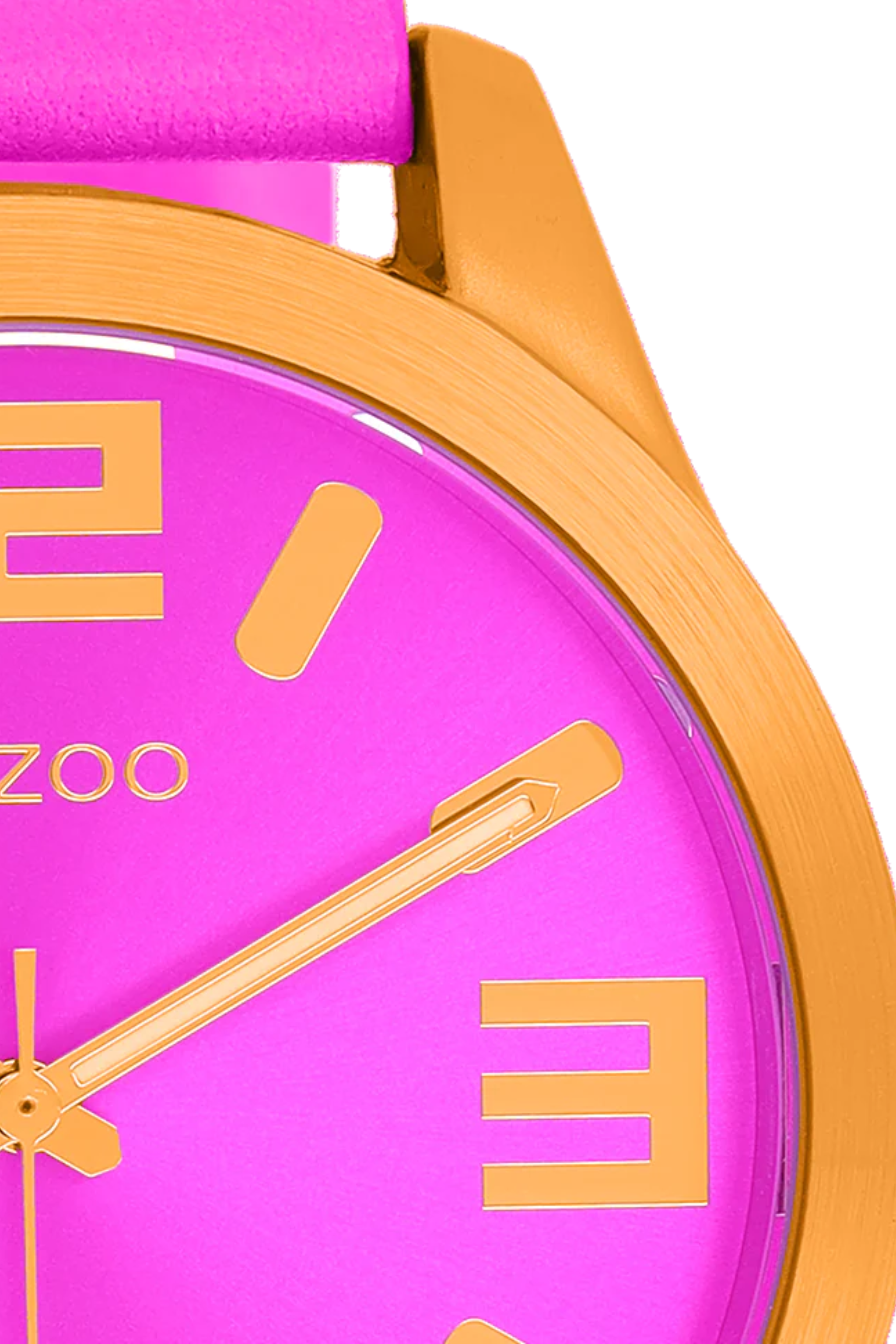 OOZOO Uhr, pink-neon orange