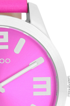OOZOO Uhr, pink-silber