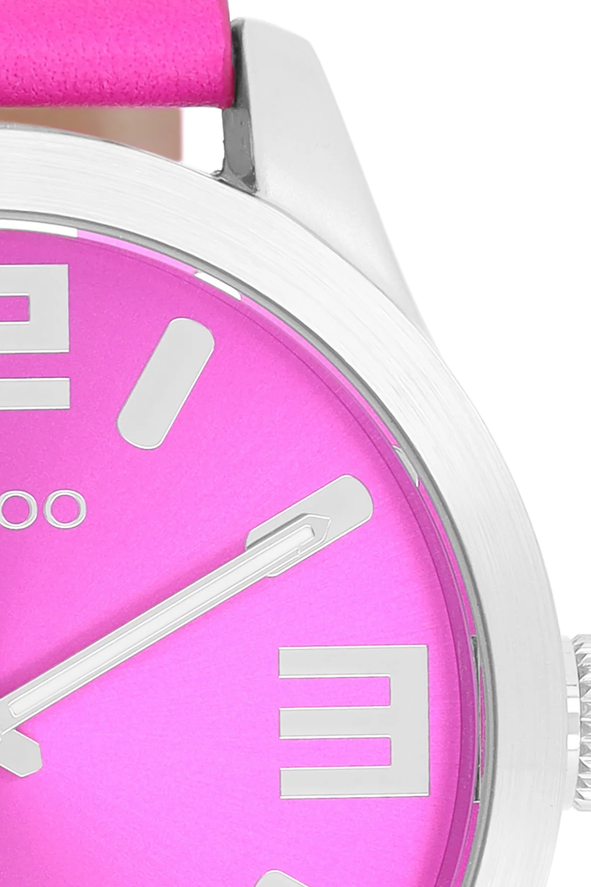 OOZOO Uhr, pink-silber