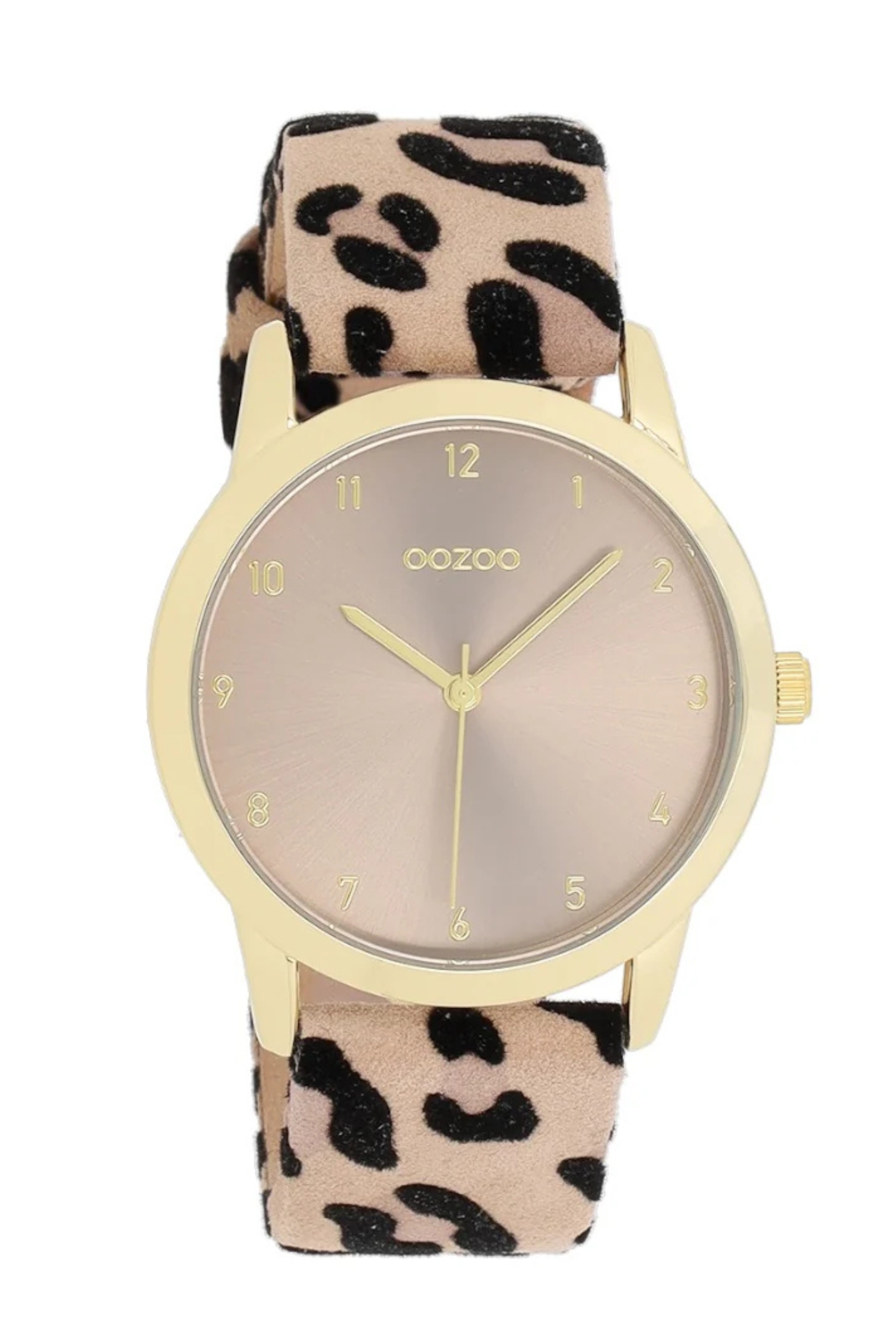 OOZOO Uhr, gold-leo