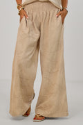 Hosenrock mit gesmoktem Bund, beige