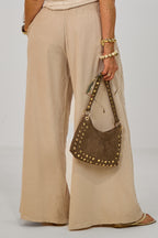 Hosenrock mit gesmoktem Bund, beige