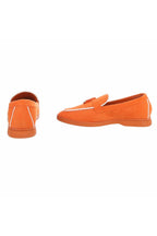 Sommerliche Slipper, orange