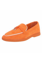 Sommerliche Slipper, orange