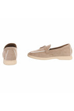 Sommerliche Slipper, taupe