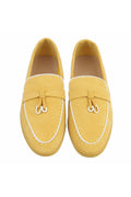 Sommerliche Slipper, gelb