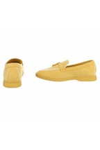 Sommerliche Slipper, gelb