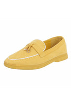 Sommerliche Slipper, gelb