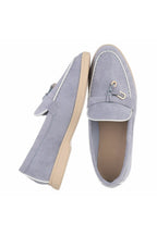 Sommerliche Slipper, hellblau