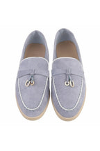 Sommerliche Slipper, hellblau
