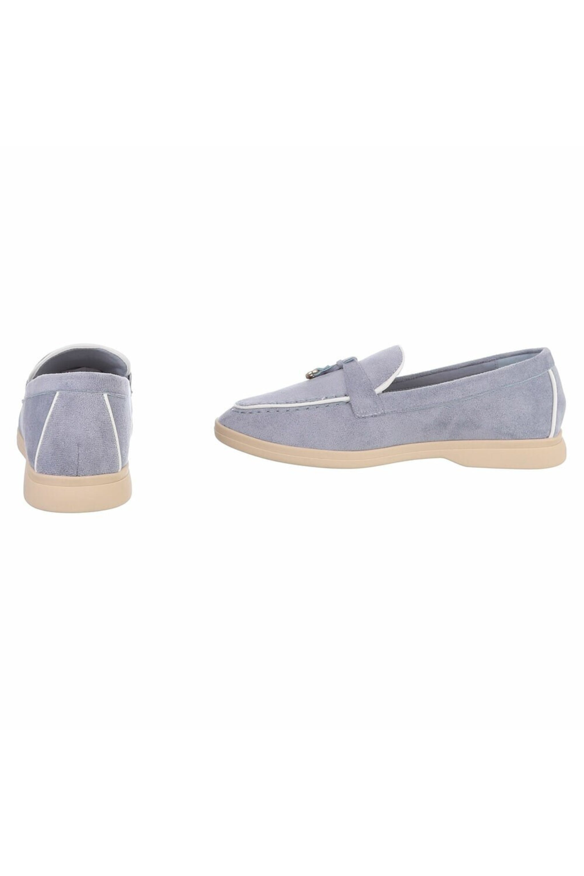 Sommerliche Slipper, hellblau