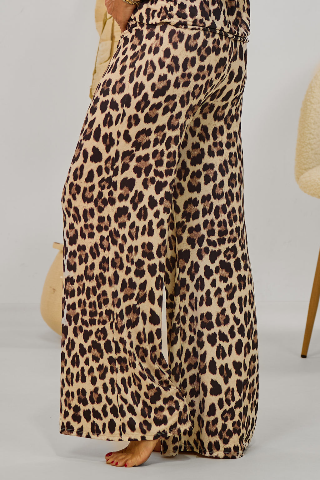 Lange, weiche Marlene-Hose, leo