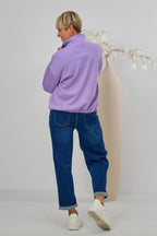 Cozy Oversized Jacke, flieder
