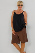 weites, weiches Top, schwarz