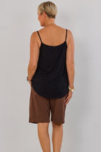 weites, weiches Top, schwarz
