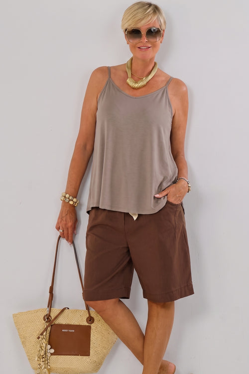 weites, weiches Top, taupe