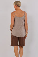 weites, weiches Top, taupe