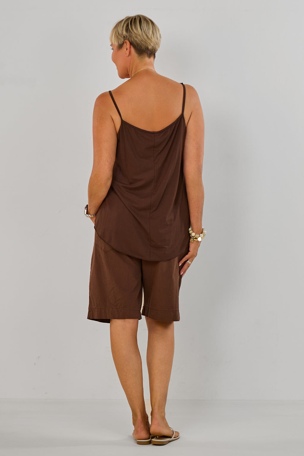 weites, weiches Top, braun