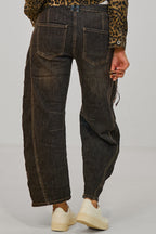 Stylische Jeans im Balloon-Style, black-dark denim