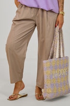 Leichte Hose im Balloon-Style, taupe