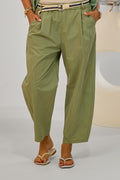 Leichte Hose im Balloon-Style, khaki