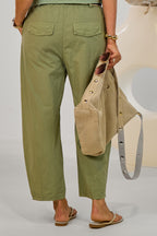 Leichte Hose im Balloon-Style, khaki