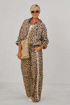 Leichter Blouson im Leo-Look, leo