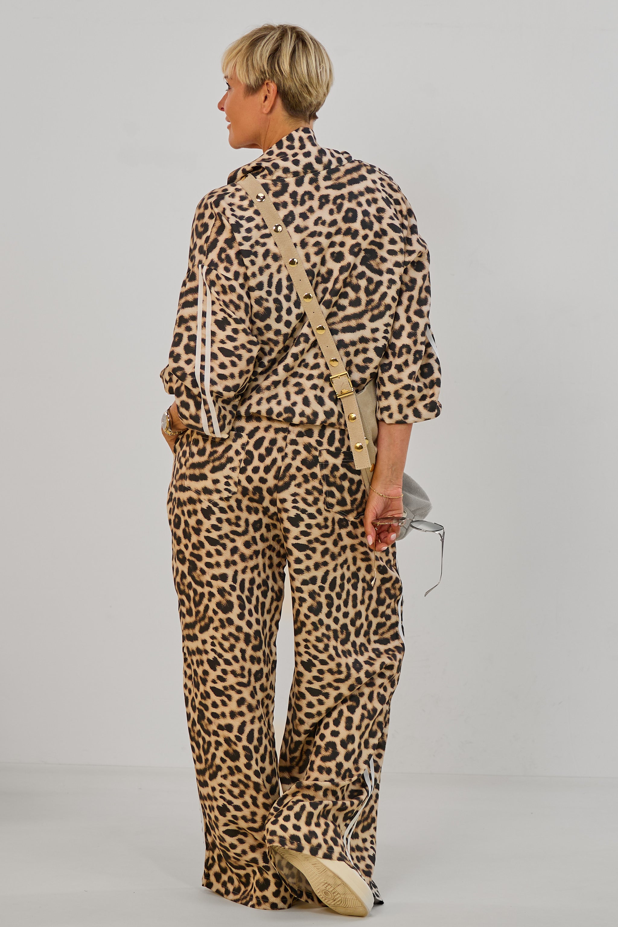 Leichter Blouson im Leo-Look, leo