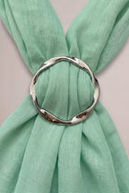 Tuchring/Blusenring, silberfarben
