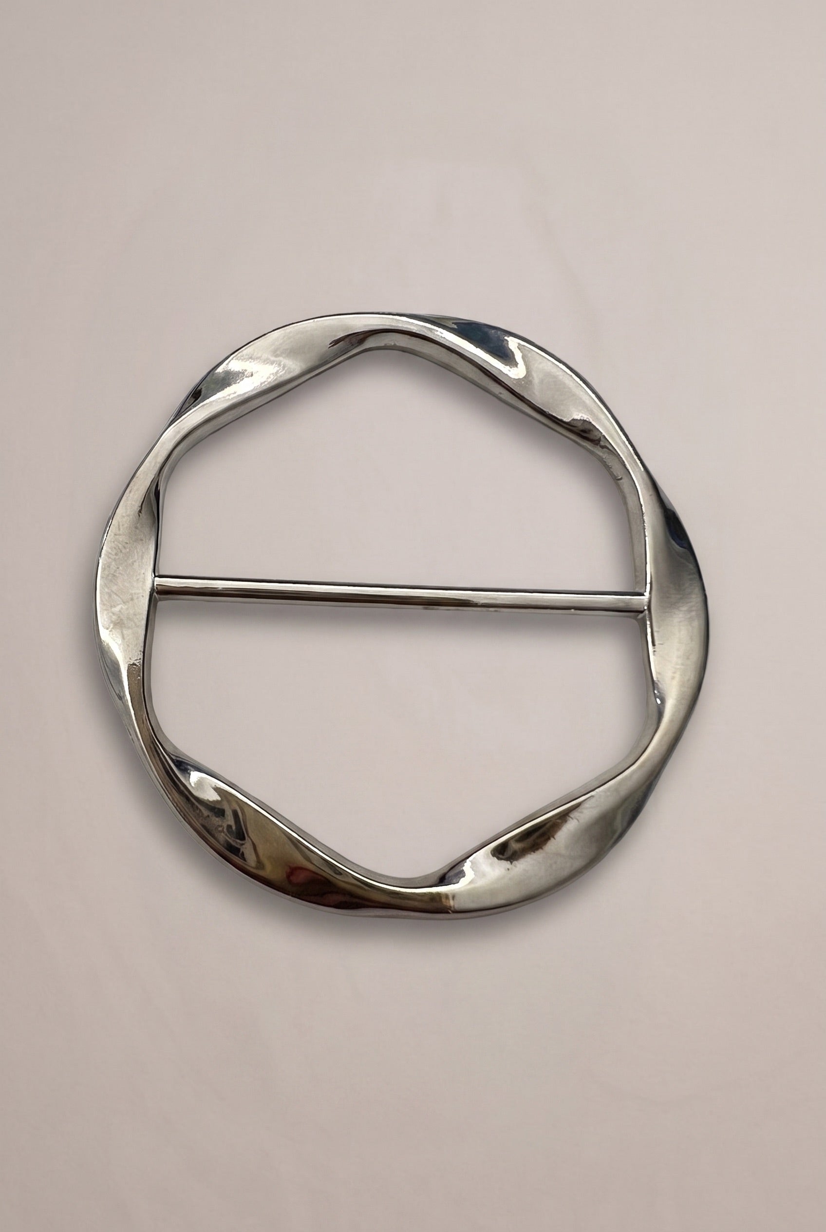 Tuchring/Blusenring, silberfarben