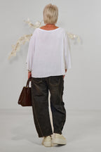 Feinstrick Shirt "STYLISH", weiß