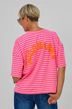 T-Shirt GOOD KARMA, pink-rosa-orange