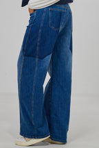 Jeans in a lightweight barrel style, denim