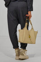 Elegante Baggy Hose, anthrazit-meliert
