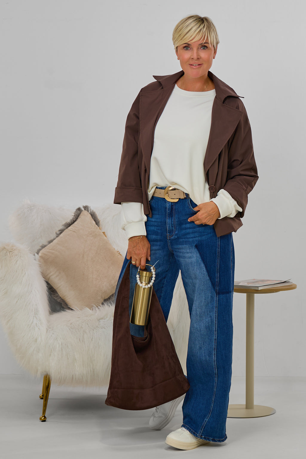 Trenchjacke, braun
