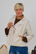 Trenchjacke, beige