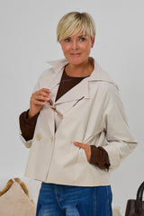 Trenchjacke, beige