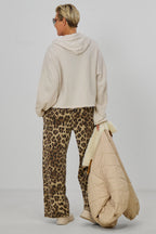 Strickpulli mit Kapuze STAY, beige-gold