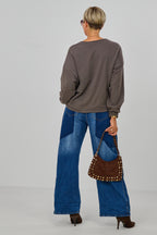 Sweaty COOL MOMS, schlamm-neonpink/orange