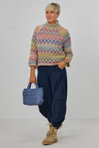 Hose im Cargo Style, marine