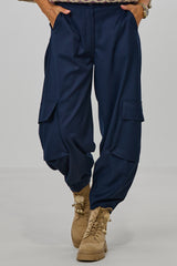 Hose im Cargo Style, marine