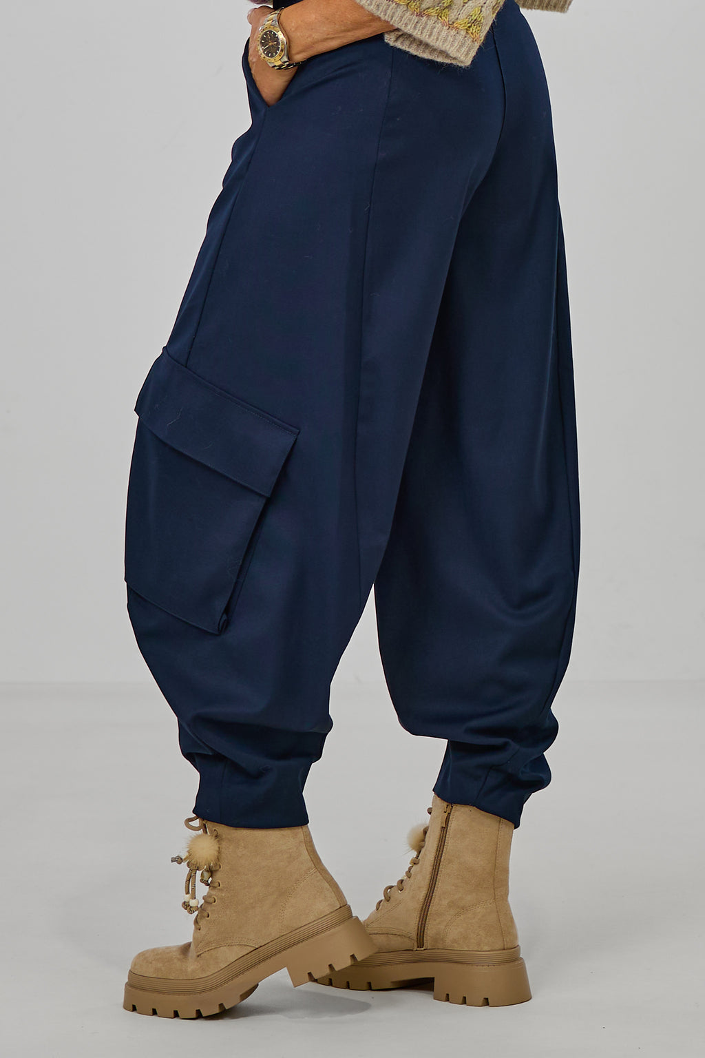 Hose im Cargo Style, marine