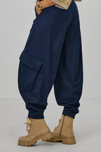 Hose im Cargo Style, marine