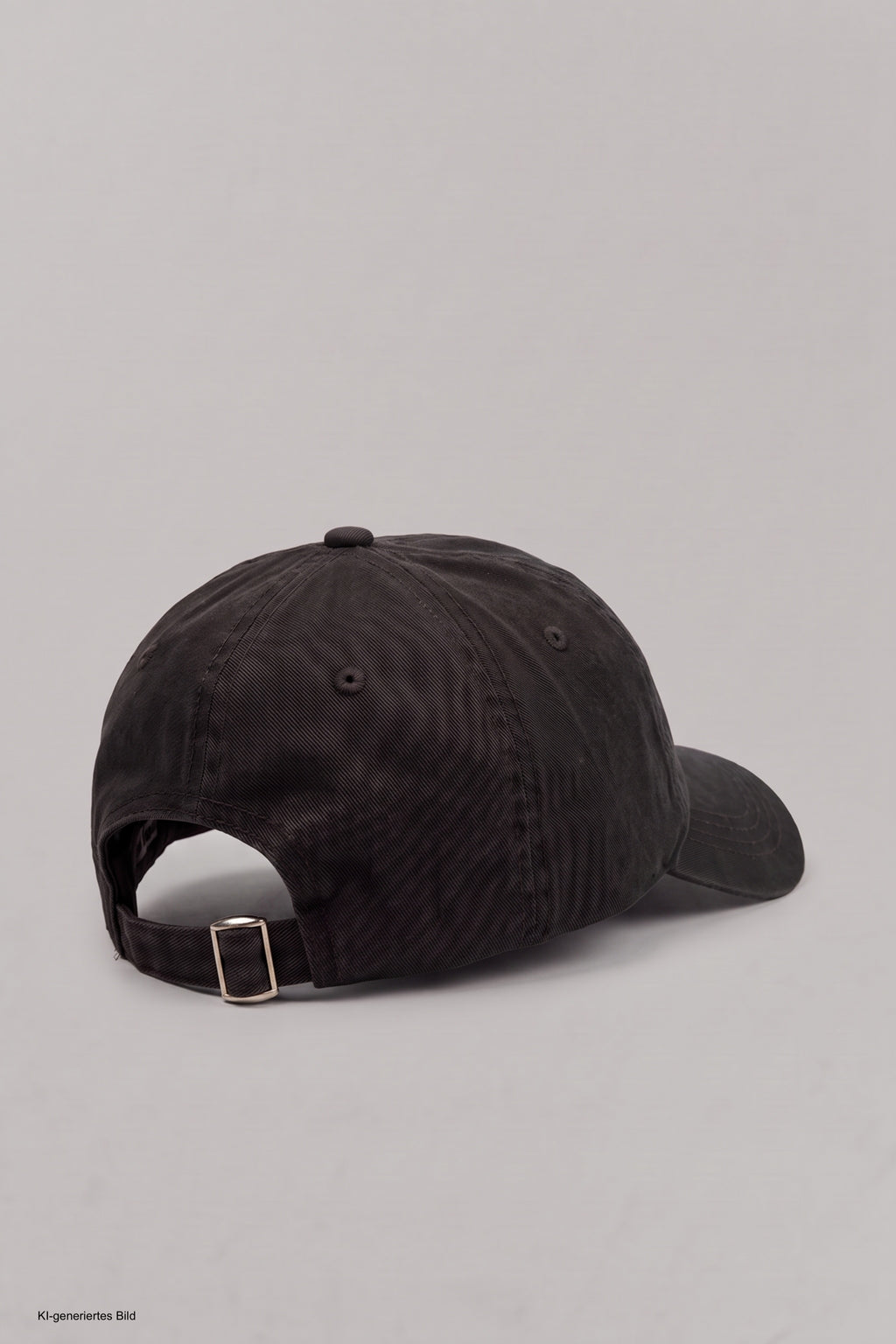 Kappe mit Nieten-Blüte, schwarz