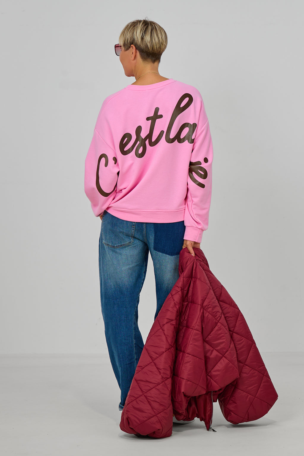 Sweaty C'est la vie, rosa-braun