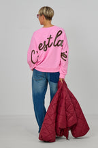 Sweaty C'est la vie, rosa-braun